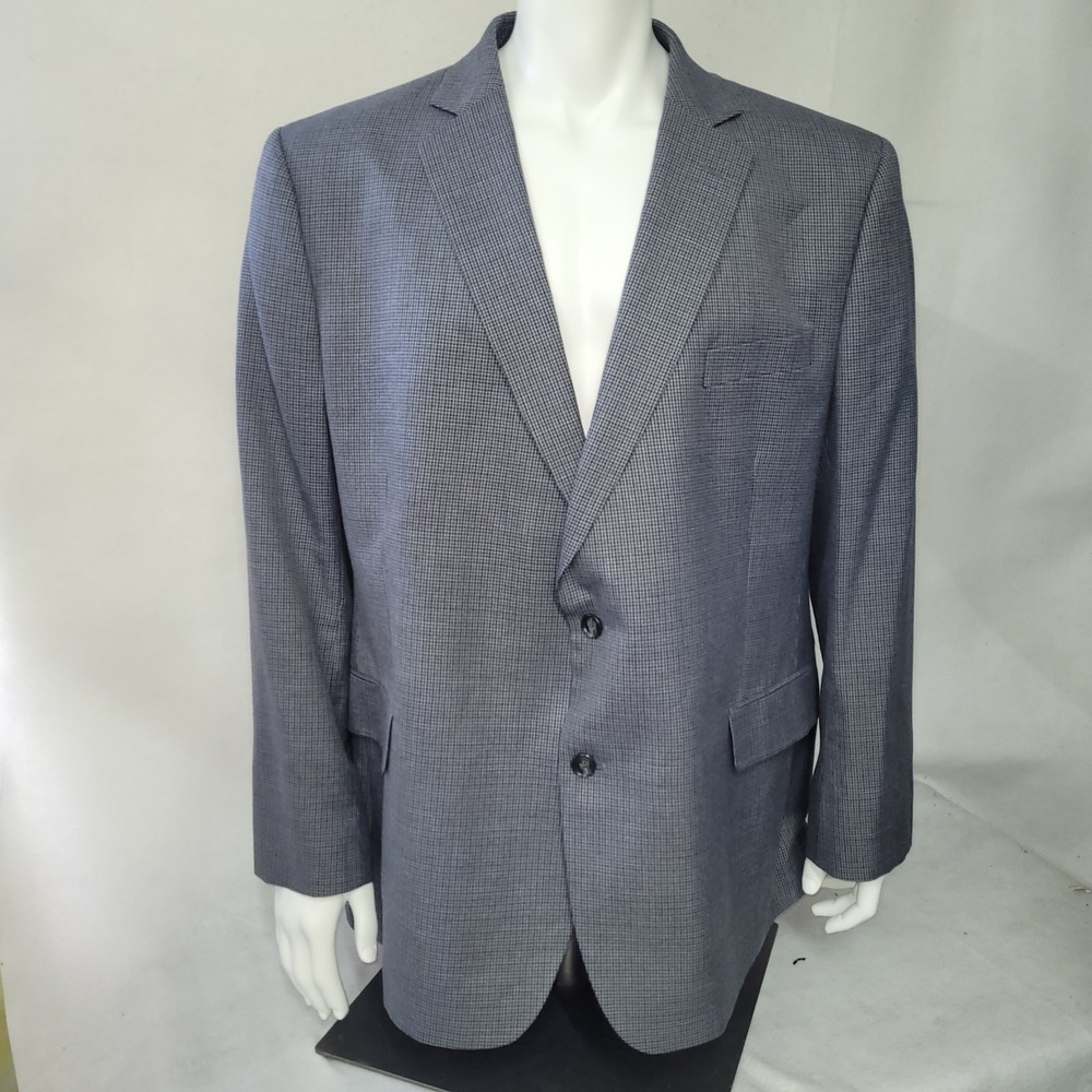 Stafford Blazer Mens 50R‎ Travel Classic Fit Year Round Sport Coat Jacket Blend